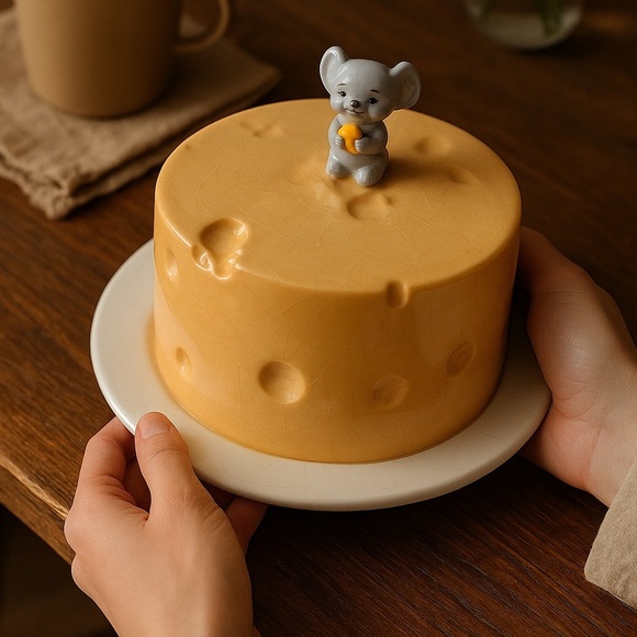 Mischievous Mouse Cheese Dish - Picture 4 of 6